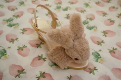 your rabbit shoes (pink)