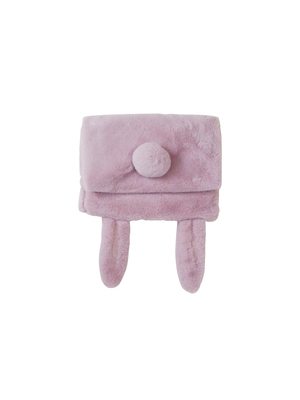 rabbit furclutchbag