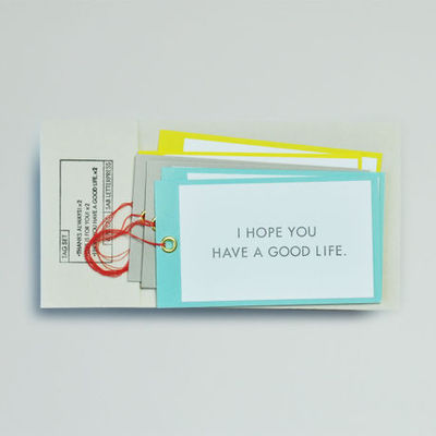 SAB LETTERPRESS Tag Set