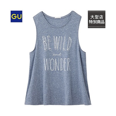 (GU)グラフィックT(ジーニング・半袖)E