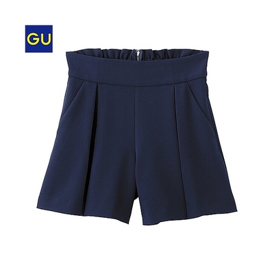 (GU)バックギャザーショートパンツ