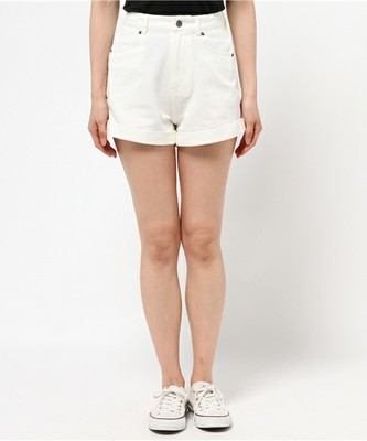 WEGO/ハイウエストデニムショーツ