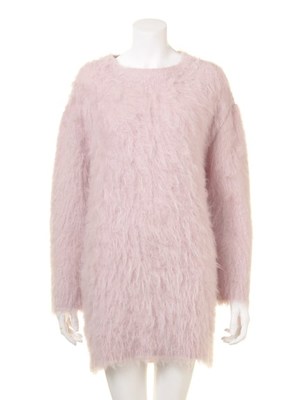 ファーライクニットワンピース