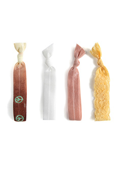 マルチトーンカラーレースブレスレット