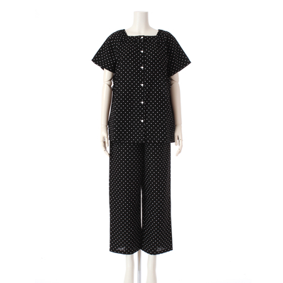 KID BLUE  半袖パジャマ[1407 Wガーゼ水玉Pt]