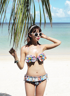 Uメタルティアードバンドゥビキニ