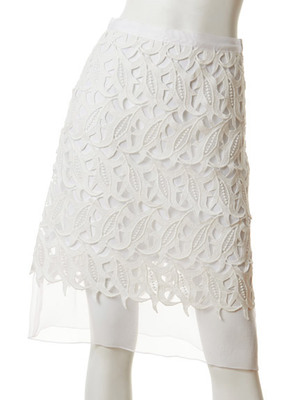 FURFUR (ファーファー) レース&オーガンジー スカート