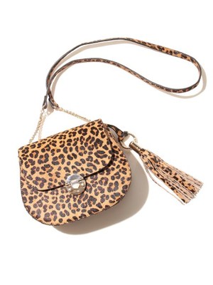 snidel (スナイデル)  レザーラウンドショルダーバッグ