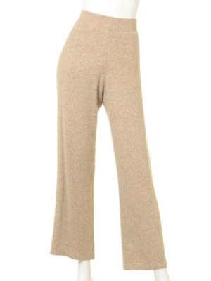 Lily Brown (リリーブラウン)  リブニットパンツ