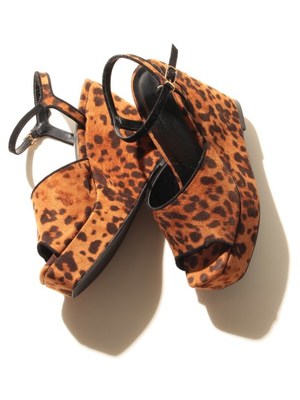 Lily Brown (リリーブラウン)  スエードウェッジサンダル