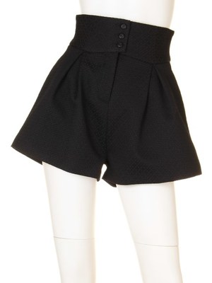 レースアップショートパンツ