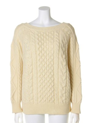 snidelドルマンケーブルニットプルオーバー