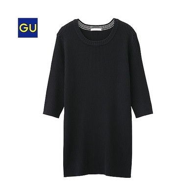 GU リブセーター（５分袖）