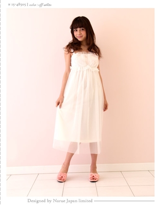 ルームウェア　チュールドレスワンピース