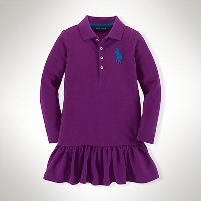 Big Pony コットン ポロドレス