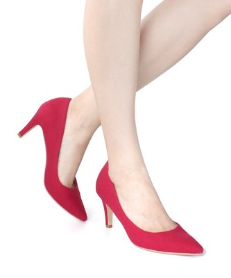 ポインテッドトゥプレーンパンプス