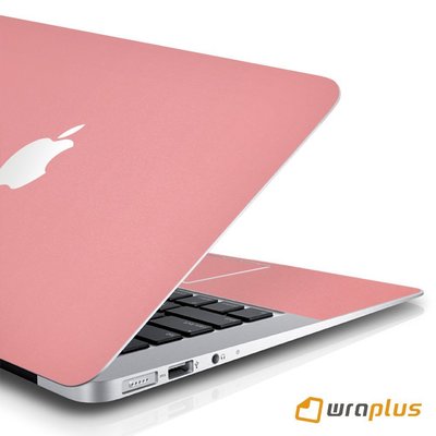 【全31色】 wraplus for Macbook Air 13 インチ 【サーモンピンク】 スキンシール
