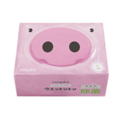 ネピア ウェットントン 除菌ウェットティッシュ ノンアルコール(無香料) 80枚