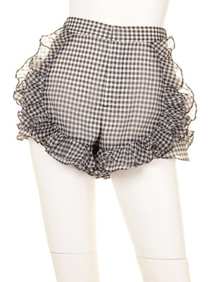 オーガンジープリーツスカショートパンツ