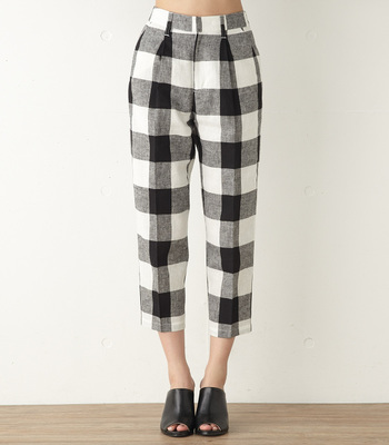 GINGHAM CHECK TAPERED PT