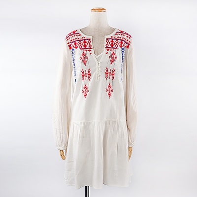 『CHRISTOPHE SAUVAT』　刺繍ワンピース