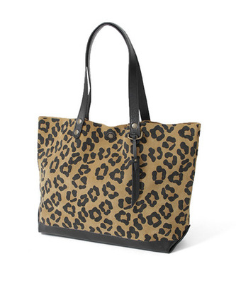 レオパードトートバッグ 