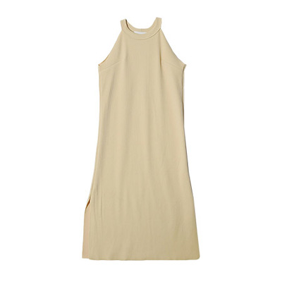  ホルターネックロングワンピース