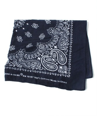 SHIPS JET BLUE　 FARMERS HANKIE バンダナ