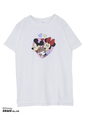 HEART MICKEY&MINNIE Tシャツ