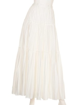 マキシプリーツスカート