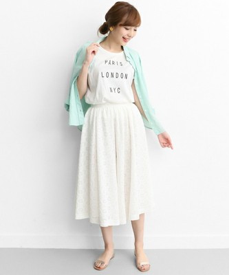 ROSSO レースガウチョパンツ