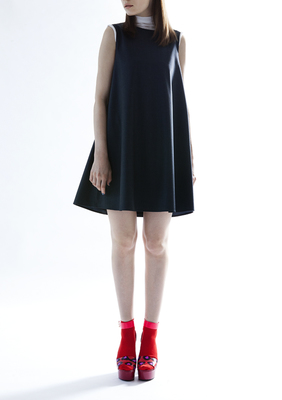 Aラインワインピース