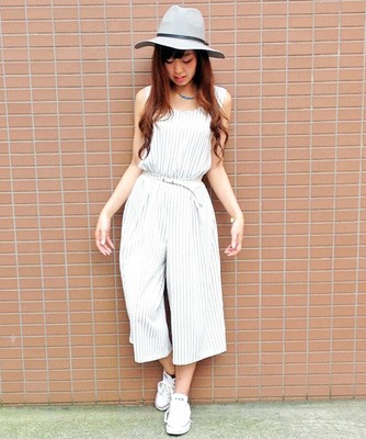 (VENCEEXCHANGE)ストライプロンパース