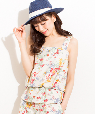 トロピカルプリントTOPS