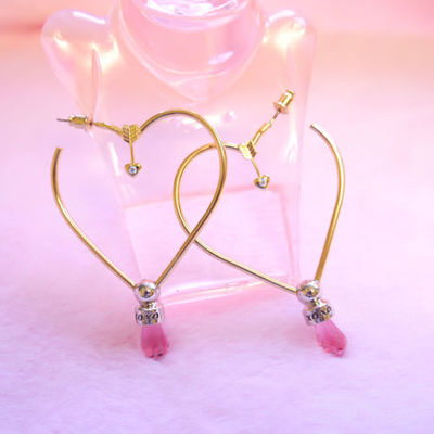 Darts♡arrowのフープピアス/イヤリングROSE pink