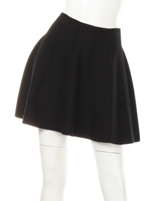 ニットフレアミニスカート