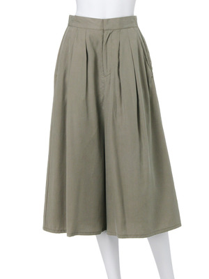 テンセルフレアガウチョパンツ