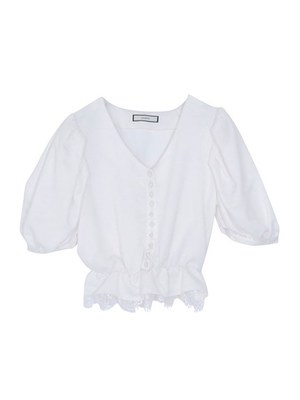 VネックショートBL