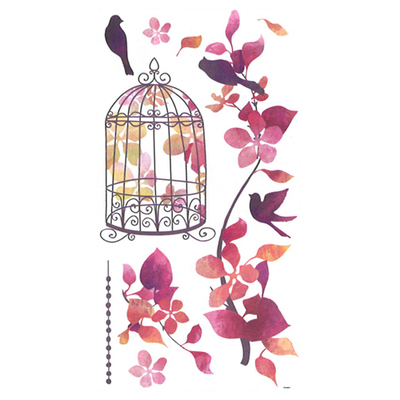 ルームデコステッカー 鳥かご
