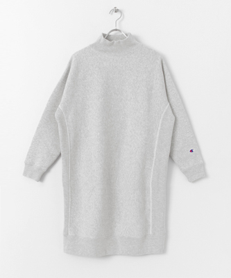 Champion×DOORS リバースウィーブモックネックスウェットワンピース