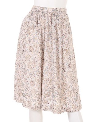 グリッタープリントスカート