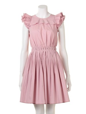 snidel (スナイデル) フリルプリーツワンピース