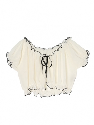 【中村里砂コラボ】シフォンパフボレロ