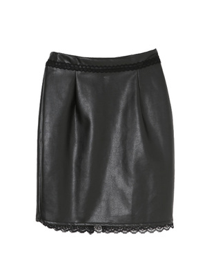 【中村里砂コラボ】フェイクレザースカート