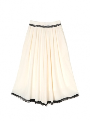 レース付ガウチョパンツ