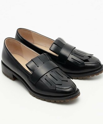 フリンジローファーシューズ