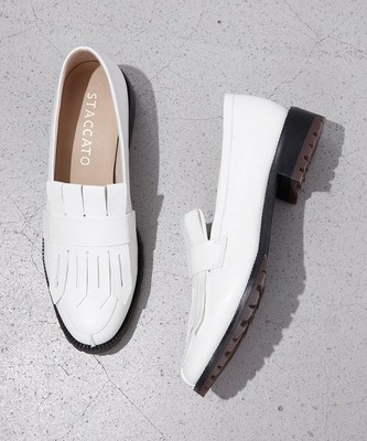 フリンジローファーシューズ