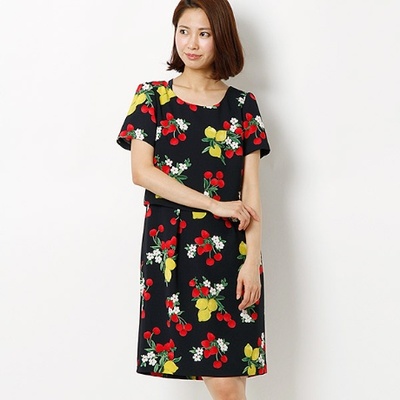 フルーツプリントワンピース