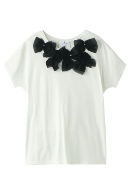  LANVIN en Bleu リボンTシャツ