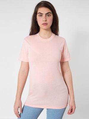 ユニセックスポリコットン ショートスリーブクルーネック